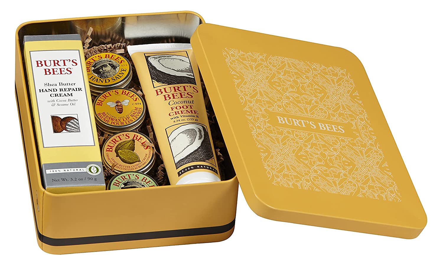 Burt's Bees Easter Basket Stuffers Gifts, 5 Body Care Products, Everyday Essentials Set - Original Beeswax Lip Balm, Deep Cleansing Cream. Hand Salve, Body Lotion & Foot Cream, Travel Size - Image 9